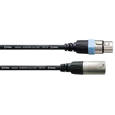 Image of Cordial Intro CCM 7.5 FM m XLR (3 Pin) Black Audio Cable