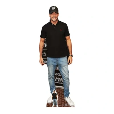 Image of STAR CUTOUTS Life Size Cut Out with Mini Version of Strictly Giovanni Pernice, Cardboard, Multi Colour, 178 x 61 cm
