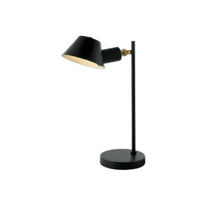 Image of Vyronas Table Desk Lamp E27 Max 25W Iron Black Gold Rotating Head On/Off Switch