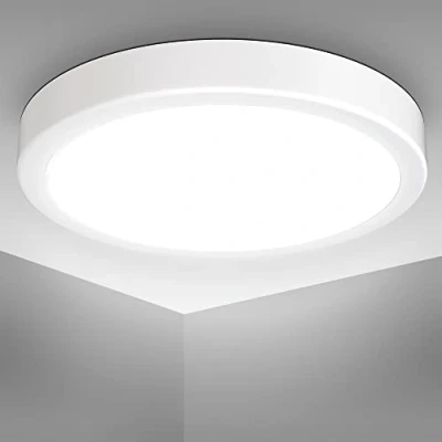 Image of B.K.Licht 18W LED Ceiling lamp, Neutral White Light 4.000K, 28cm / 11in Diameter, 2.000 Lumen,