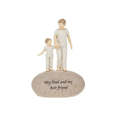 Image of Angels My Dad and Best Friend Sentimental Pebble Gift