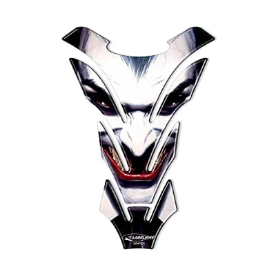 Image of labelbike Unmissable Tank Pad Sticker JOKER BATMAN in 3D Resin Decoration and Protection of Motorcycle