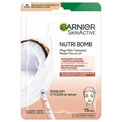 Image of Garnier Hydra Bomb Cloth Mask Coconut 36g