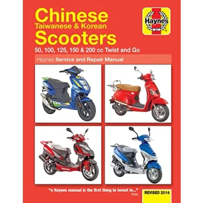 Image of Chinese, Taiwanese &amp; Korean Scooters (04 14) Haynes Repair Manual (Paperback)
