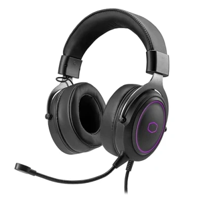 Image of Cooler Master CH331 Gaming Headset Virtual 7.1 Surround Sound, Omnidirectional Mic, Durable Aluminum Frame, RGB Illumination, Detachable Omni Directional Boom USB Connectivity (CH 331)