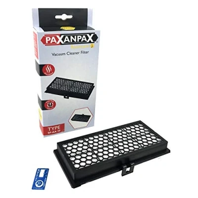 Image of Paxanpax PFC1061 Anti Odour Vacuum Cleaner Filter with Timestrip Indicator for Miele SF AA30 9616080, S300, S2000, S7000, Black
