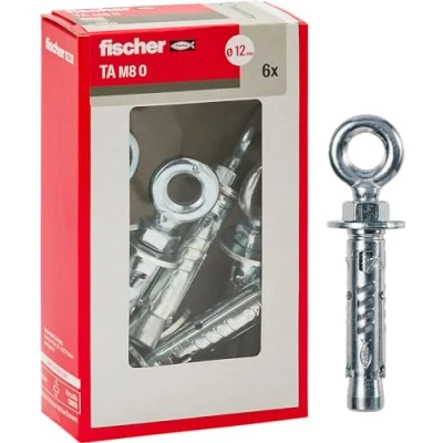 Image of Fischer 71255 Steel Dowels Ta M 8 with Eye, Diameter 12 mm