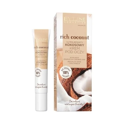 Image of Eveline Rich Coconut Ultra Anti Wrinkle Eye Cream with Shea Butter 20ml