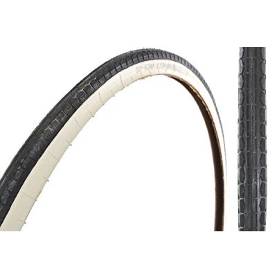 Image of PAIR 60’s, 70’s, 80’s RACING SPORTS BIKE 27 x 1 1/4 HARD TO FIND WHITE WALL TYRES