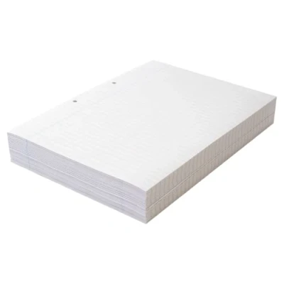 Image of A4 Loose Leaf Ream Paper, 8mm Ruled with Margin, Header &amp; Footer, 2 Punched Holes, 500 Sheets / 1000 Pages