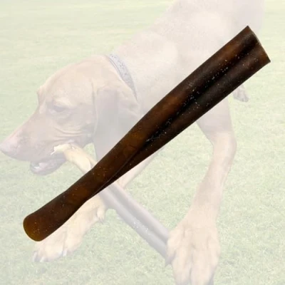 Image of Pawstrading 30cm Camel Skin Roll (4 PIECES) Dog Chew Treat Natural Long Lasting Durable