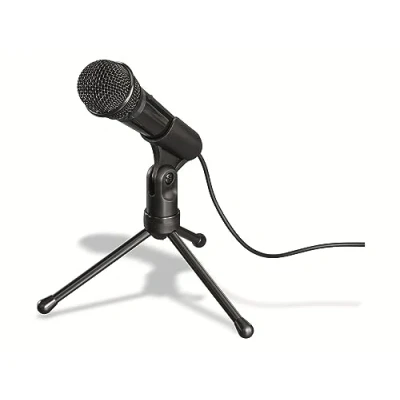 Image of Hama 175165 Mic P35 Allround Microphone for PC and Notebook 3.5 mm Jack Plug Black, 6.6 cm*26.5 cm*9.4 cm