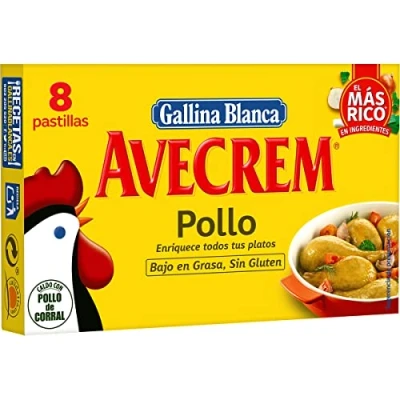 Image of Gallina Blanca Avecrem Caldo De Pollo 8 pastillas