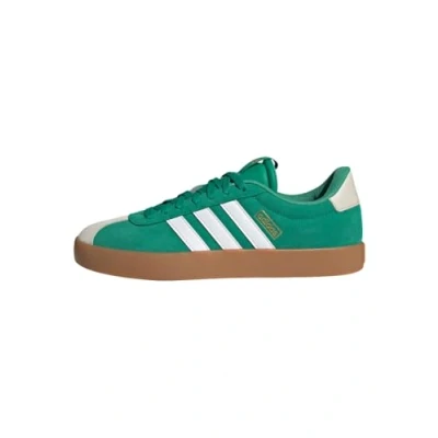 Image of adidas Men&#039;s VL Court 3.0 Shoes, Collegiate Green/Yellow/Gold Metallic, 5.5 UK