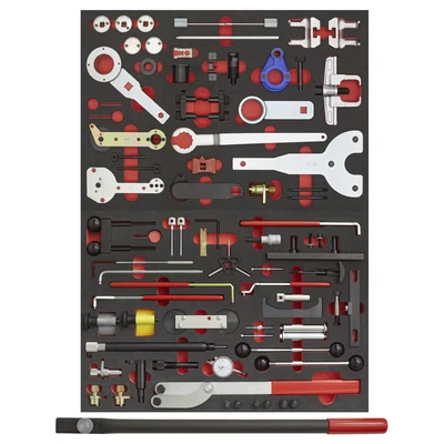 Image of Sealey Diesel &amp; Petrol Master Timing Tool Kit 53 Piece VAG Belt/Chain Drive
