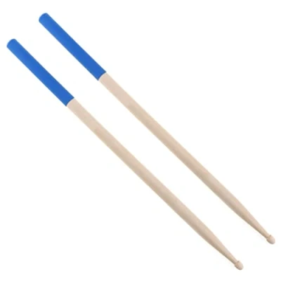 Image of Origlam 2Pcs 7A Maple Drumsticks, Drum Sticks, Wood Tip Sticks for Students and Adults (Blue)