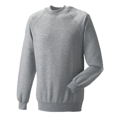 Image of Russell Athletic Unisex Classic Sweatshirt (Light Oxford) Multicolour Size X Small
