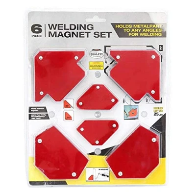 Image of 6Pcs Multi Angles Magnetic Welding Holder, 45, 90, 75, 135, Fixed Angle Soldering Positioner, Brackets Tools