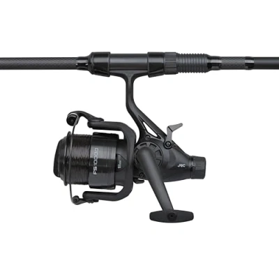 Image of JRC Specimen Combo, Defender Rod &amp; Reel Combos, Coarse and Match Fishing, Lake fish, freshwater Angler, Carp, Pre Spooled with line, Black, 10000, 3.66m, 3.00 lb