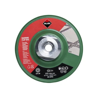 Image of RUBI Diamond Flap Disc 115mm x 50/60 Grit