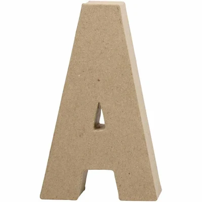 Image of Create Crafts 100263 Creativ 20.5 cm 1 Piece Papier Mache Letter A