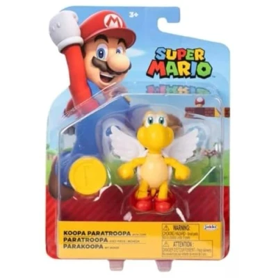 Image of Super Mario 4 inch Action Figure (Koopa Paratroopa with Coin)