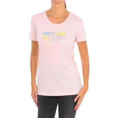 Image of North Sails Womens Short sleeve t shirt 9024290 women Pink Size Medium