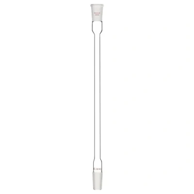 Image of stonylab Air Condensation Tube, Borosilicate Glass Reflux Condenser with 24/40 Standard Joint 300 mm Jacket Length, 16 Diameter Lab for Distillation Experiment