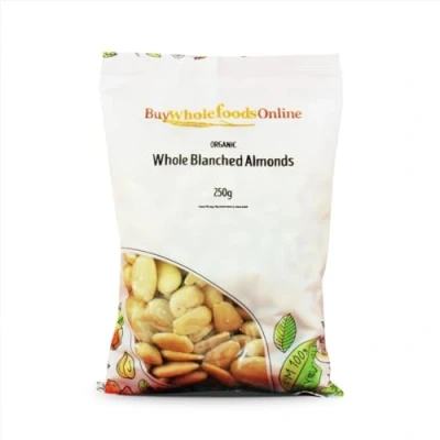 Image of Organic Whole Blanched Almonds 250g (BWFO)