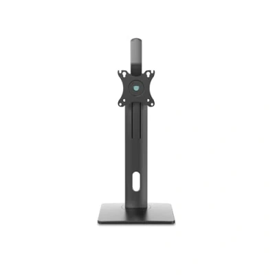 Image of PureMounts® Monitor Mount for One Screen, 1x VESA 75 x to 100 Mount, Infinitely Height Adjustable, Tilt, Swivel, Rotate, Black