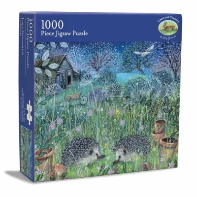 Image of Coast and Country Hedgehogs by Lucy Grossmith 1000 Piece Jigsaw Puzzle