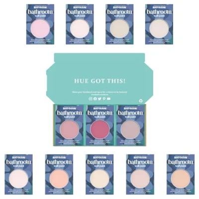 Image of Rust Oleum Bathroom Wall Paint in Matt Finish Sweet Pinks Tester Box