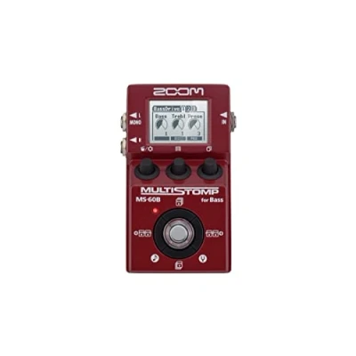 Image of Zoom MS 60B/UK Multistomp Bass Pedal stompbox, red