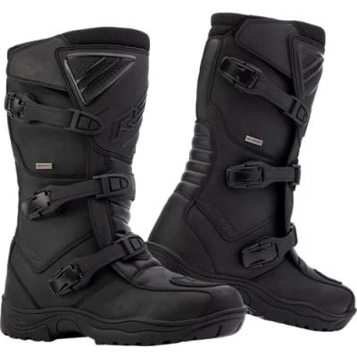 Image of RST Ambush CE Mens Waterproof Adventure Motorcycle Boots (9 UK, Black, numeric_9)