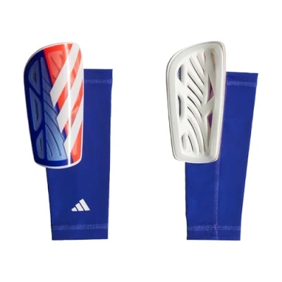 Image of adidas Performance TIRO SG League Shin pads Solar red lucid blue white, Size: 5`10 6`1, white