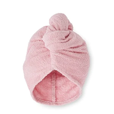 Image of Catherine Lansfield Quick Dry Cotton Turbie Head Towel Blue