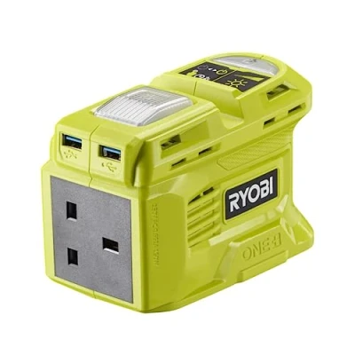 Image of Ryobi RY18BI150B 18V ONE+ Cordless Gen 2 Battery Inverter (Bare Tool), Green
