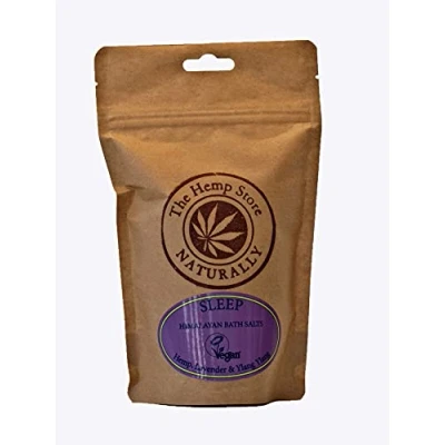 Image of Himalayan Hemp Bath Salts Sleep (Hemp, Lavender &amp; Ylang Ylang) 500g Pouch