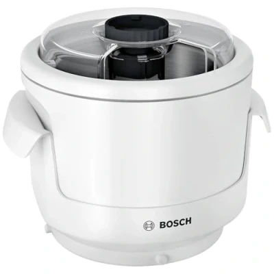 Image of Bosch Ice Cream Attachment MUZ9EB1, Plastic, 550 milliliters, White
