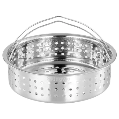 Image of Skingwa Steamer Basket,Steamer Basket Insert for 6,8 Pots (Big hole)