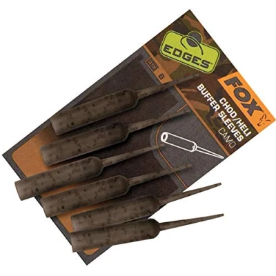 Image of Fox Edges Camo Naked Chod/Heli Buffer Sleeves 6 pieces Carp hooklink material