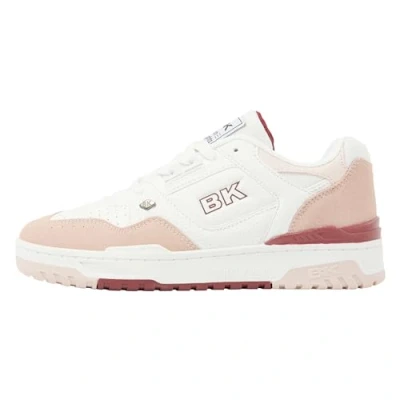 Image of British Knights Women&#039;s Vendon Sneaker, White, Light Pink, Wine red, 3.5 UK