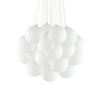 Image of Mapa Bianco 22 Light Large Cluster Pendant White, E14