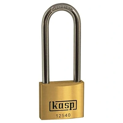 Image of Kasp Premium Brass Padlock 40x63mm Long Shackle KA25401