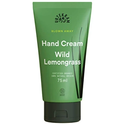 Image of Urtekram Hand Cream Wild Lemongrass All Skin Types 75 ml, Vegan, Organic, Moisturizing, Natural Origin