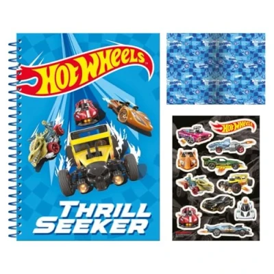 Image of Pyramid International Hot Wheels Thrill Seeker A5 Essentials Wiro Notebook with Stickers