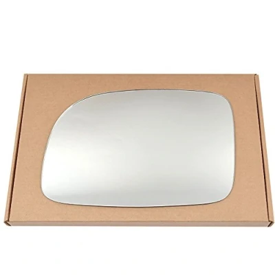Image of Less4spares Wing Mirror Glass Left Compatible with Hyundai Santa Fe 2006 2009 STICK ON Passenger Near Side Convex
