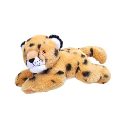 Image of Wild Republic EcoKins Mini Cheetah Stuffed Animal 8 inch, Eco Friendly Gifts for Kids, Plush Toy, Handcrafted Using 7 Recycled Plastic Water Bottles