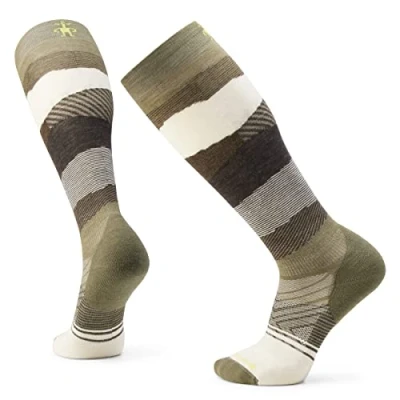 Image of Smartwool Ski TC Patterned OTC Socks M Winter Moss
