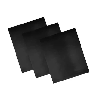 Image of Tower TOVENLINER 3 Pack Oven Liners, Reusable, Teflon Coated, Safe up to 260C for Gas and Electric Ovens, Non Toxic Dishwasher Safe, 33 x 40cm, Black